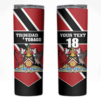Custom Trinidad and Tobago Skinny Tumbler Together We Aspire Together We Achieve - Wonder Print Shop
