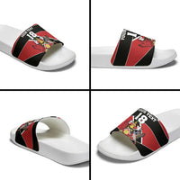 Custom Trinidad and Tobago Slide Sandals Together We Aspire Together We Achieve - Wonder Print Shop