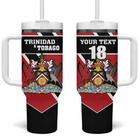 Custom Trinidad and Tobago Tumbler With Handle Together We Aspire Together We Achieve - Wonder Print Shop