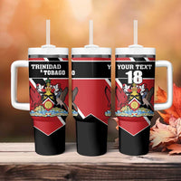 Custom Trinidad and Tobago Tumbler With Handle Together We Aspire Together We Achieve - Wonder Print Shop