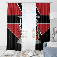 Custom Trinidad and Tobago Window Curtain Together We Aspire Together We Achieve - Wonder Print Shop