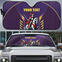 Custom Trinidad and Tobago Cricket Auto Sun Shade Go Champion Knight Riders - Wonder Print Shop