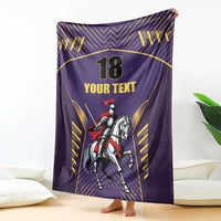 Custom Trinidad and Tobago Cricket Blanket Go Champion Knight Riders - Wonder Print Shop
