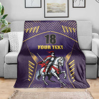 Custom Trinidad and Tobago Cricket Blanket Go Champion Knight Riders - Wonder Print Shop