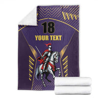 Custom Trinidad and Tobago Cricket Blanket Go Champion Knight Riders - Wonder Print Shop