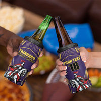 Custom Trinidad and Tobago Cricket 4 in 1 Can Cooler Tumbler Go Champion Knight Riders - Wonder Print Shop