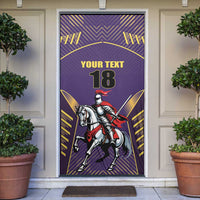 Custom Trinidad and Tobago Cricket Door Cover Go Champion Knight Riders - Wonder Print Shop