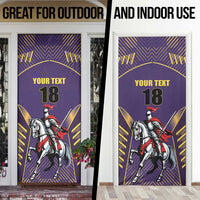 Custom Trinidad and Tobago Cricket Door Cover Go Champion Knight Riders - Wonder Print Shop