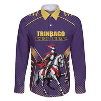 Custom Trinidad and Tobago Cricket Family Matching Off Shoulder Short Dress and Hawaiian Shirt Go Champion Knight Riders - Wonder Print Shop