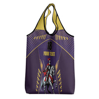 Custom Trinidad and Tobago Cricket Grocery Bag Go Champion Knight Riders - Wonder Print Shop
