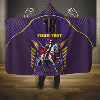 Custom Trinidad and Tobago Cricket Hooded Blanket Go Champion Knight Riders - Wonder Print Shop