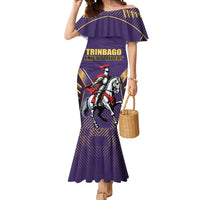 Custom Trinidad and Tobago Cricket Mermaid Dress Go Champion Knight Riders - Wonder Print Shop