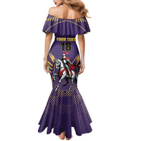 Custom Trinidad and Tobago Cricket Mermaid Dress Go Champion Knight Riders - Wonder Print Shop