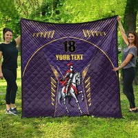 Custom Trinidad and Tobago Cricket Quilt Go Champion Knight Riders - Wonder Print Shop