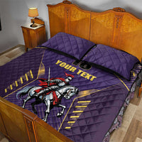Custom Trinidad and Tobago Cricket Quilt Bed Set Go Champion Knight Riders - Wonder Print Shop