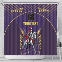 Custom Trinidad and Tobago Cricket Shower Curtain Go Champion Knight Riders - Wonder Print Shop
