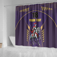 Custom Trinidad and Tobago Cricket Shower Curtain Go Champion Knight Riders - Wonder Print Shop