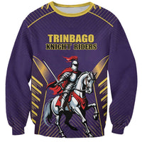 Custom Trinidad and Tobago Cricket Sweatshirt Go Champion Knight Riders - Wonder Print Shop