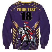 Custom Trinidad and Tobago Cricket Sweatshirt Go Champion Knight Riders - Wonder Print Shop