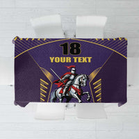 Custom Trinidad and Tobago Cricket Tablecloth Go Champion Knight Riders - Wonder Print Shop