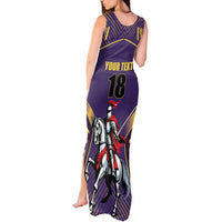 Custom Trinidad and Tobago Cricket Tank Maxi Dress Go Champion Knight Riders - Wonder Print Shop