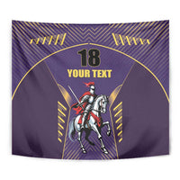 Custom Trinidad and Tobago Cricket Tapestry Go Champion Knight Riders - Wonder Print Shop