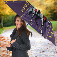 Custom Trinidad and Tobago Cricket Umbrella Go Champion Knight Riders - Wonder Print Shop