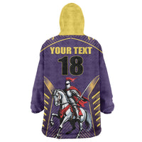 Custom Trinidad and Tobago Cricket Wearable Blanket Hoodie Go Champion Knight Riders - Wonder Print Shop