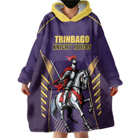 Custom Trinidad and Tobago Cricket Wearable Blanket Hoodie Go Champion Knight Riders - Wonder Print Shop
