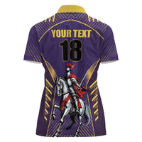 Custom Trinidad and Tobago Cricket Women Polo Shirt Go Champion Knight Riders - Wonder Print Shop