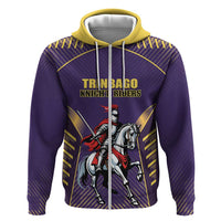 Custom Trinidad and Tobago Cricket Zip Hoodie Go Champion Knight Riders - Wonder Print Shop