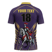 Custom Trinidad and Tobago Cricket Zipper Polo Shirt Go Champion Knight Riders - Wonder Print Shop
