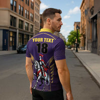 Custom Trinidad and Tobago Cricket Zipper Polo Shirt Go Champion Knight Riders - Wonder Print Shop