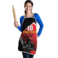 Custom Trinidad and Tobago Cricket Knight Riders Apron Go Champion - Wonder Print Shop