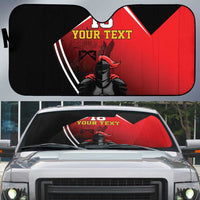 Custom Trinidad and Tobago Cricket Knight Riders Auto Sun Shade Go Champion - Wonder Print Shop