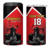 Custom Trinidad and Tobago Cricket Knight Riders 4 in 1 Can Cooler Tumbler Go Champion - Wonder Print Shop