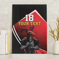Custom Trinidad and Tobago Cricket Knight Riders Canvas Wall Art Go Champion - Wonder Print Shop