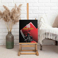 Custom Trinidad and Tobago Cricket Knight Riders Canvas Wall Art Go Champion - Wonder Print Shop
