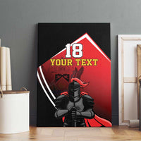 Custom Trinidad and Tobago Cricket Knight Riders Canvas Wall Art Go Champion - Wonder Print Shop