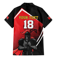 Custom Trinidad and Tobago Cricket Knight Riders Family Matching Mermaid Dress and Hawaiian Shirt Go Champion - Wonder Print Shop