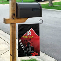 Custom Trinidad and Tobago Cricket Knight Riders Garden Flag Go Champion - Wonder Print Shop