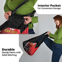 Custom Trinidad and Tobago Cricket Knight Riders Grocery Bag Go Champion - Wonder Print Shop