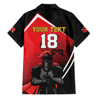 Custom Trinidad and Tobago Cricket Knight Riders Hawaiian Shirt Go Champion - Wonder Print Shop