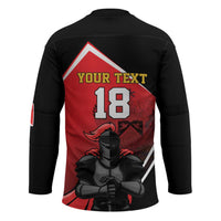 Custom Trinidad and Tobago Cricket Knight Riders Hockey Jersey Go Champion - Wonder Print Shop