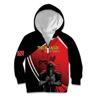 Custom Trinidad and Tobago Cricket Knight Riders Kid Hoodie Go Champion - Wonder Print Shop