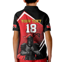 Custom Trinidad and Tobago Cricket Knight Riders Kid Polo Shirt Go Champion - Wonder Print Shop