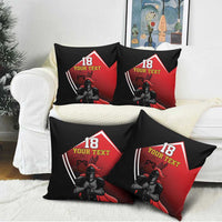Custom Trinidad and Tobago Cricket Knight Riders Pillow Cover Go Champion - Wonder Print Shop