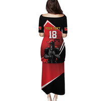 Custom Trinidad and Tobago Cricket Knight Riders Puletasi Go Champion - Wonder Print Shop