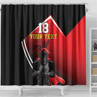 Custom Trinidad and Tobago Cricket Knight Riders Shower Curtain Go Champion - Wonder Print Shop