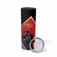 Custom Trinidad and Tobago Cricket Knight Riders Skinny Tumbler Go Champion - Wonder Print Shop